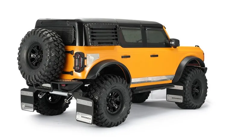 For Traxxas Trx4 Defender Bronco Blazer K5 1/10 Rc Crawler Car Upgrade Parts Metal Rubber Front And Rear Fenders Mud Flaps