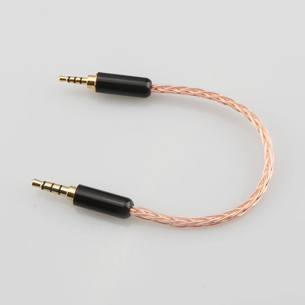 Hoge Kwaliteit Audiocrast Koper 2.5Mm 4 Polen Tot 3.5Mm 4 Polen Aux Audio Kabel P99 P01 Auto Audio verlengkabel Hifi