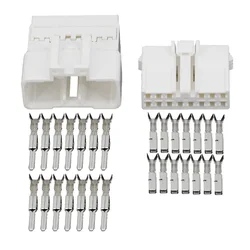 14 Pin White Automotive Connectors Male And Female with Terminal for Car DJ7142Y-2.2-11/21 MG641113/MG651110
