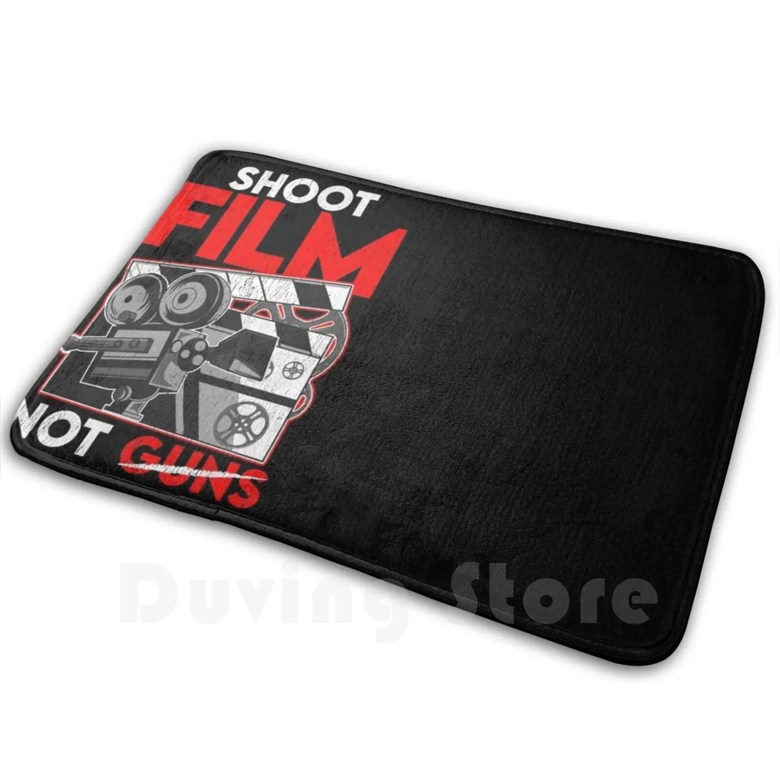 Shoot Film Not Guns Peaceful Filmmaker Director Carpet Mat Rug Cushion Soft Shoot Film Not Guns Shooting Film Shoot