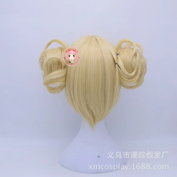 Himiko toga-peruca de cosplay do boku no hero academia, peruca sintética para fantasia de meu corpo, com cabelo sintético, para cosplay de my hero academia 2020