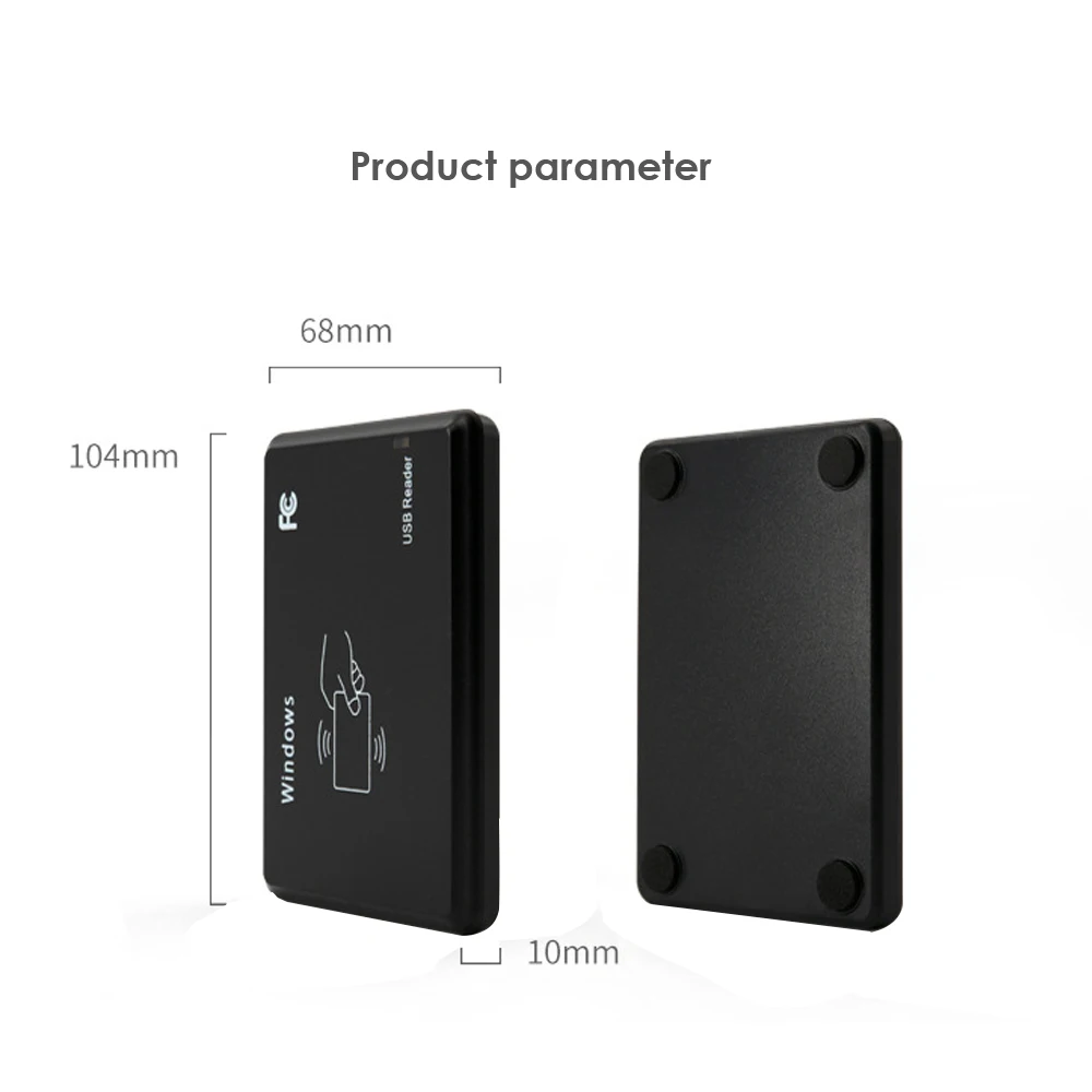 Picture 5: RFID Proximity Card Chip Number Sense Reader Smart Desktop Reader issuer 125KHz+13.56MHz for Access Control Management System