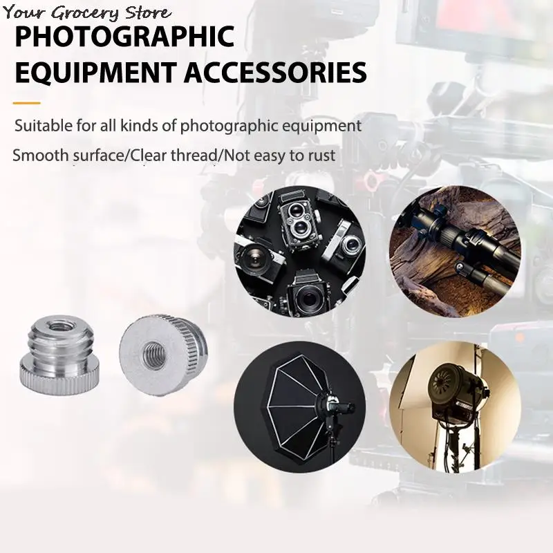 1/4 3/8 To 5/8 Female Male Threaded Screw Mount Adapter For Laser Level Tripod Converter SLR Camera Photo Studio Accessories