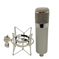 Microphone Basket Microphone Body Silver Color Mic Cover Repair Microphone Part For U47