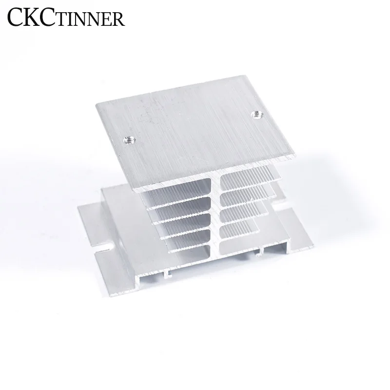 1pcs 10A-40A relay  Single Phase Solid State Relay SSR Aluminum Heat Sink Dissipation Radiator Newest,Suitable