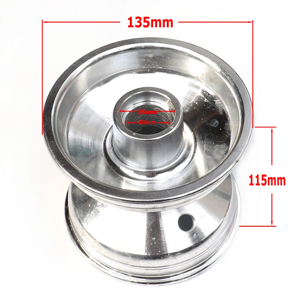 115mm 5 inch Wheel hub Bearing aluminum alloy wheels Suitable for Go Kart karting drifting wheels of four-wheeled kart