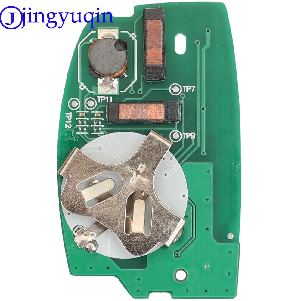 Jingyuqin 4 pulsanti guscio chiave auto a distanza per Hyundai IX35 TUCSON P/N: muslimatfccid: TQ8-FOB-FF03 Chip ID46