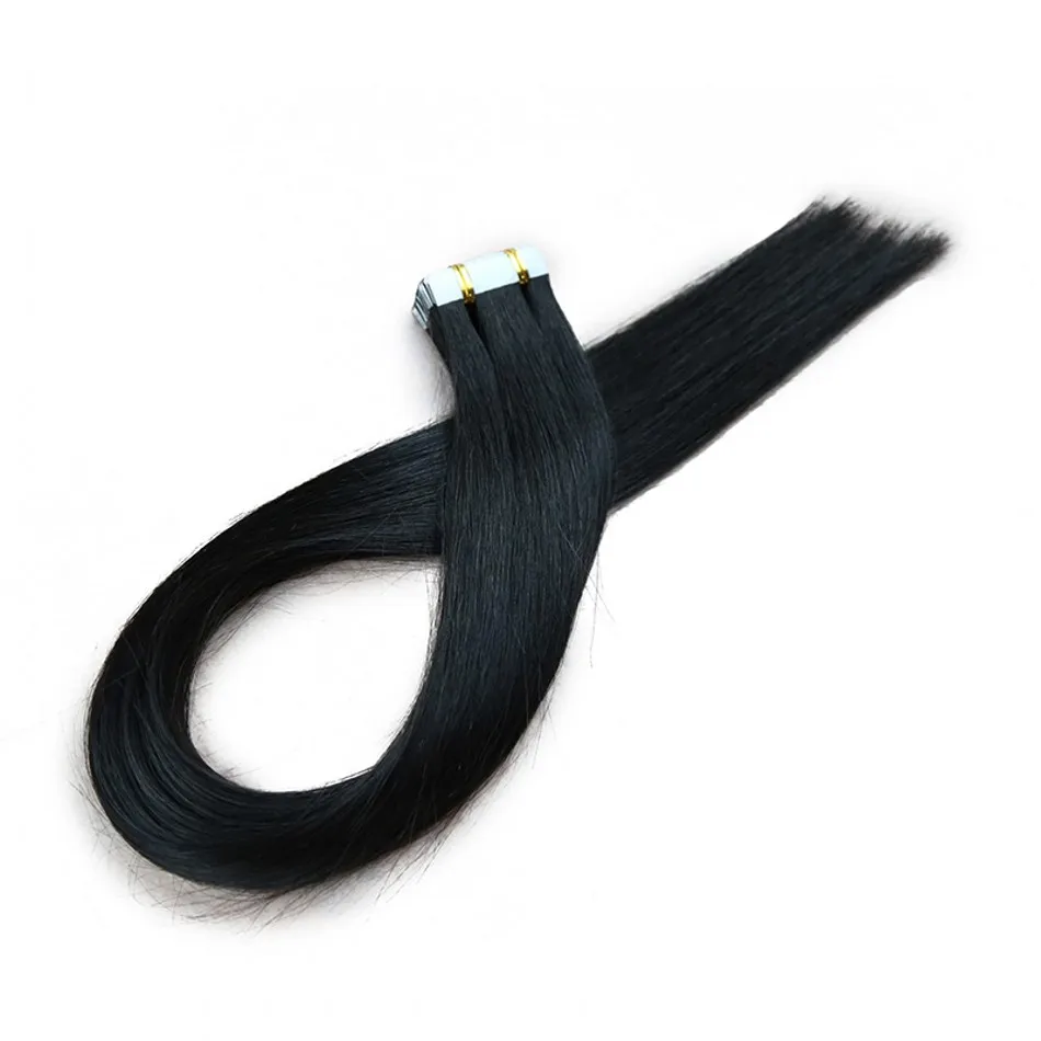 Wholesale Tape Hair Extensions Cheap Affordable Straight Seamless PU Tape Hair