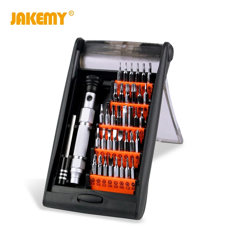 JAKEMY JM-8151 Precision Magnetic Screwdriver Set Hex Torx Bits Screwdriver Kit for Moblie Phone Computer Repair Hand Tools