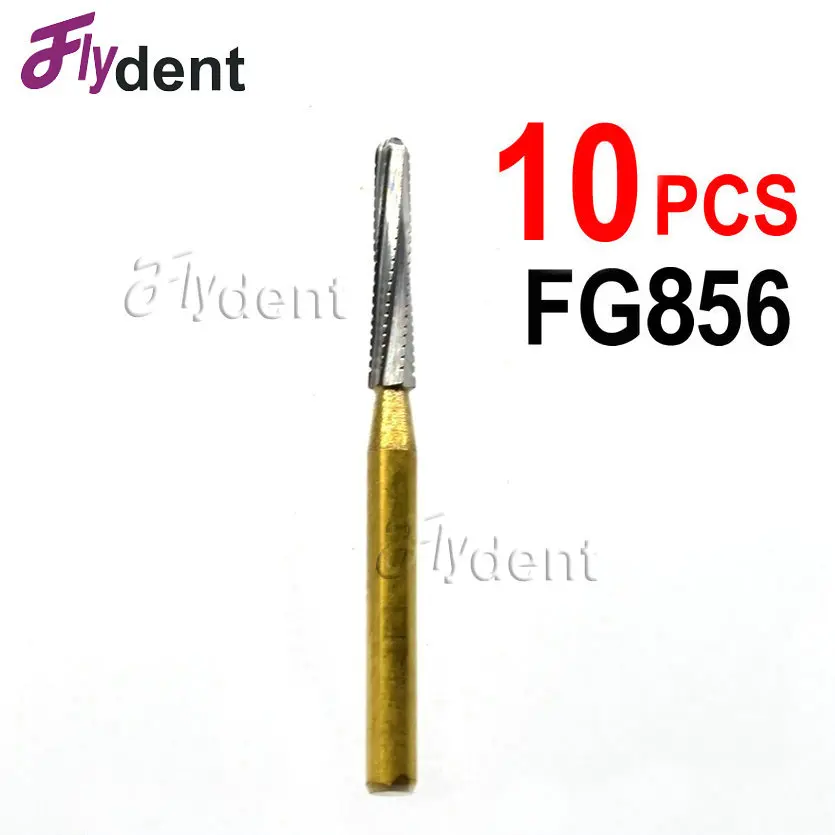 

10PCS/5PCS Free Shipment Dental FG856 Dental Drills Trimming & Finishing Drills Tungsten Carbide High Speed Dental Tools