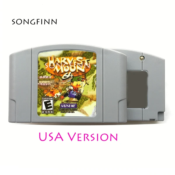 Grey Shell For 64 bit USA Version English Language Game Save Progress -  ** Harvest Moon