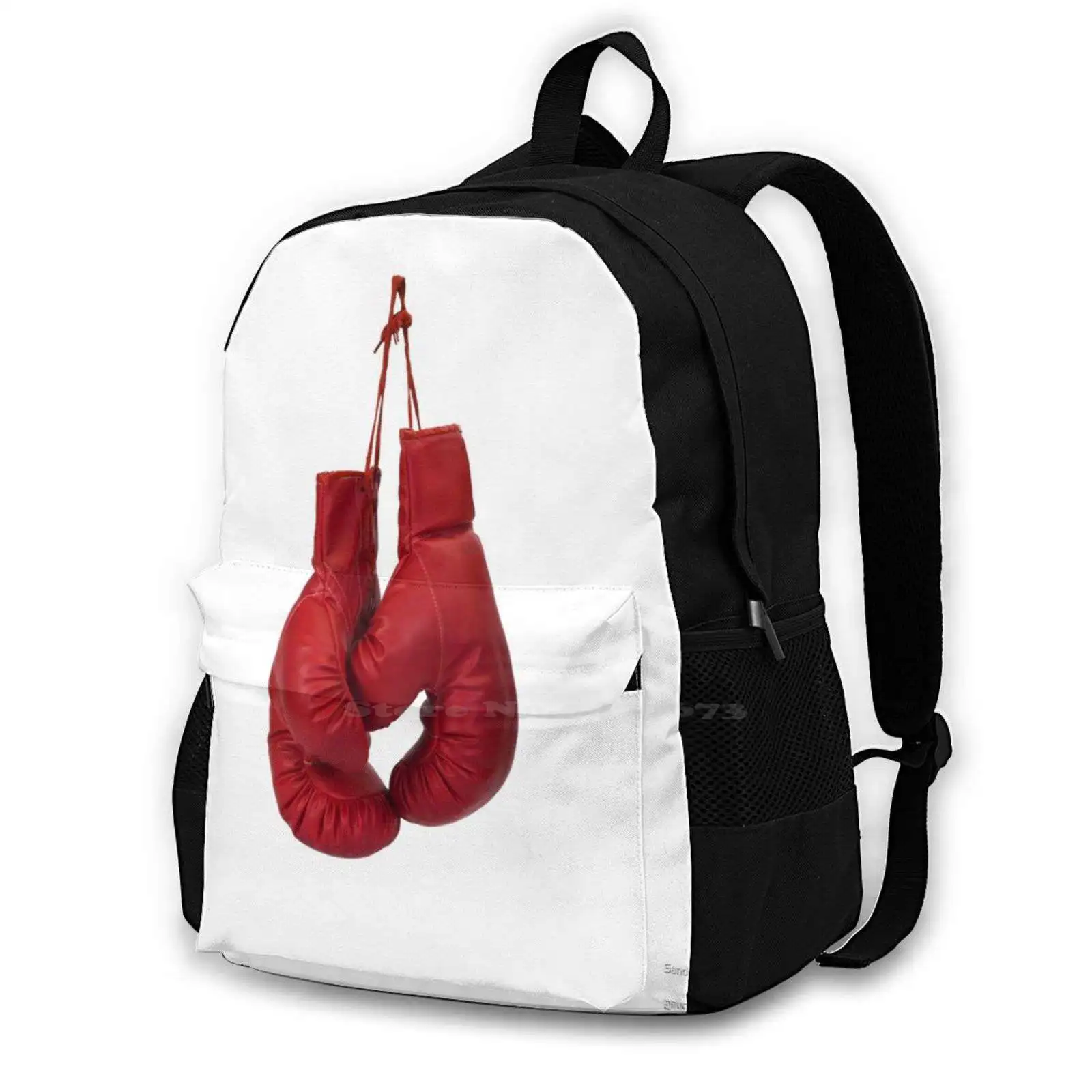 Boxing Gloves Backpack For Student School Laptop Travel Bag Boxing Gloves Boxer Gym Ali Mayweather Frazier Mcguigan Eubank Benn