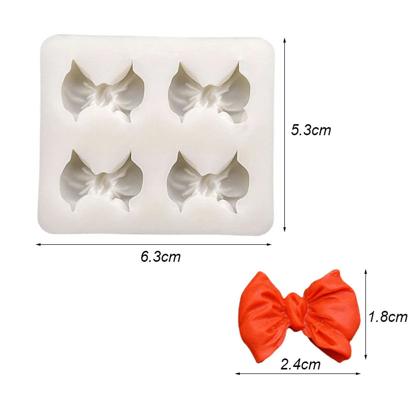 Bowknot Silicone Mold Sugarcraft Chocolate Cupcake Baking Mold Fondant Cake Decorating Tools