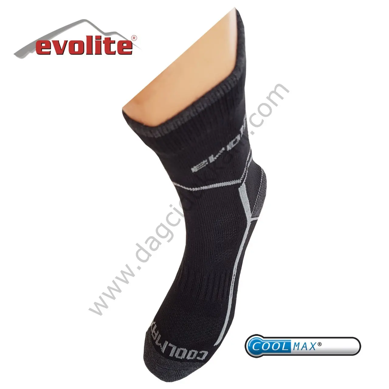 Evolite Nova Coolmax Kaus Kaki Musim Panas Pria Wanita Hiking Trekking Camping Luar Ruangan Sejuk Katun-Polyester-Nylon Cepat Kering Musim Panas