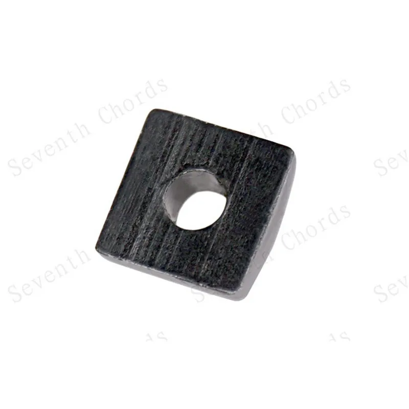 9 Stück/Set Schwarze Elektrische Gitarren-Sicherungsmuttern Tremolo-Brücke Musikinstrument Zubehörteile – Detail 3