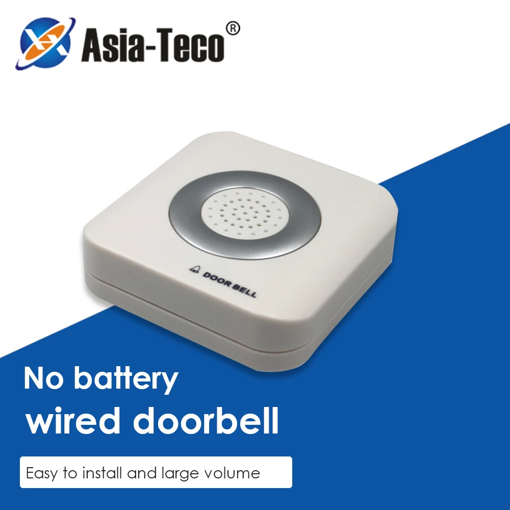 

DC12V Wired Doorbell 4 Core Wire Access Control System Home Hotel External Door Bell Door Hardware Home Improvement For Security