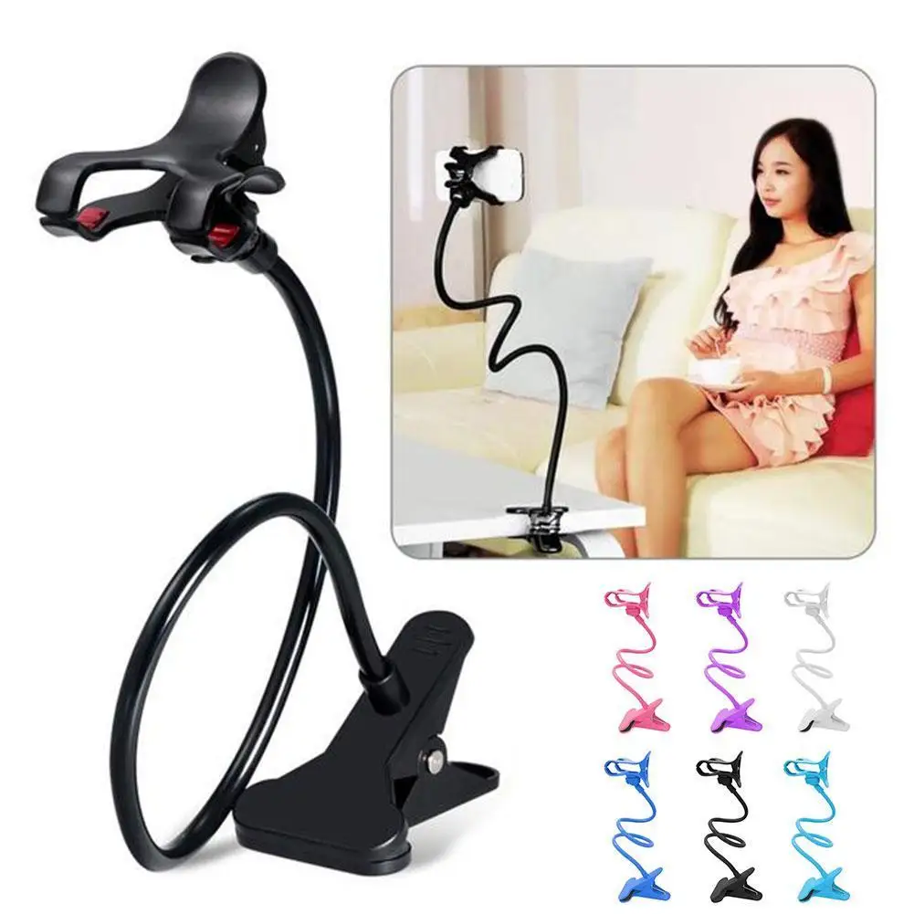 Universal Phone Holder Flexible 360 Degree Clip for Mobile Cell Phone Holder Lazy Bed Desktop Bracket Mount Stand Desk Bracket