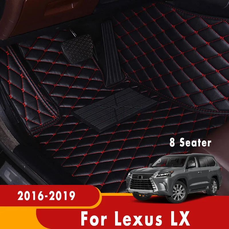 

Car Floor Mats For Lexus LX 2019 2018 2017 2016 (8 Seater) Car Carpet Automobiles Auto Carpets Custom Cover Styling Protect Rugs