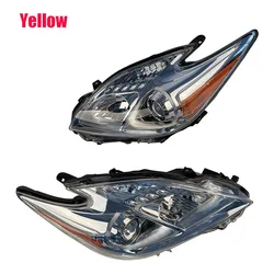 A Pair Car Headlight  For Toyota Prius 30 ZVW30 Headlamp with Lens 2009 2010 2011 2012 2013 2014 2015