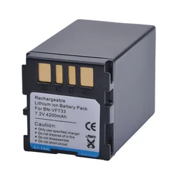 1PC 4200mAH BN-VF733 BNVF733 BN VF733 Rechargeable Li-ion Battery For JVC BN-VF733 BN-VF707U BN-VF714U BN-VF733U Digital Camera
