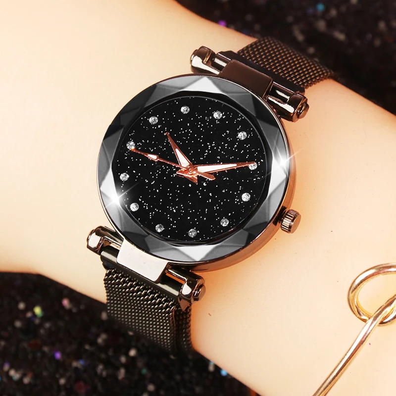 Luxury Women Watches Ladies Magnetic Starry Sky Watch Women Fashion Diamond Women\'s Watches Clock reloj mujer relogio feminino