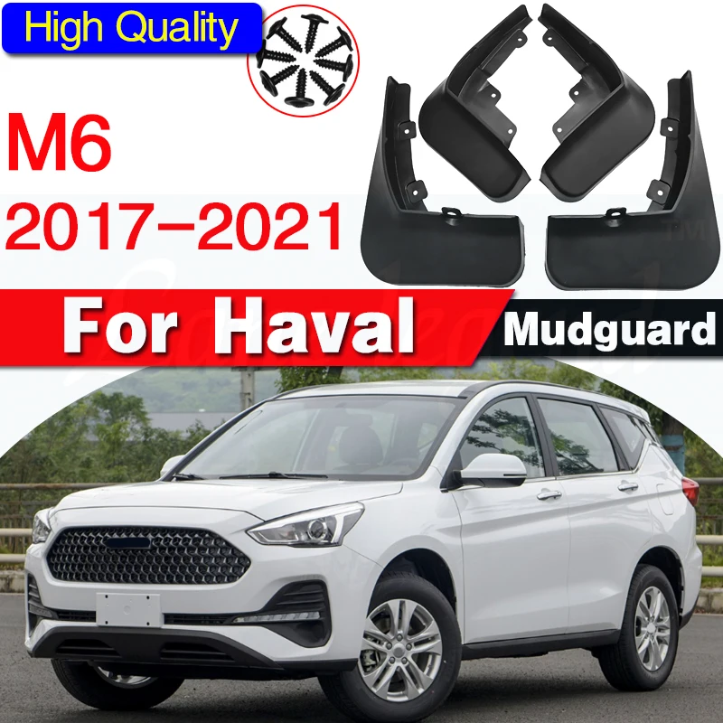 Front Rear Car Mud Flaps For Great Wall Haval M6 PLUS 2017-2021 Mudflaps Splash Guards Mud Flap Mudguard Fender Car Accessories