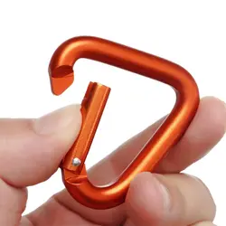 Triangle/Square Colorful Carabiner Outdoor Camping Hiking Keychain Snap Clip Hook Kettle Buckle Water Bottle Hook Accessories