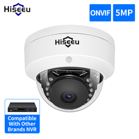 Hiseeu 5MP Explosion-proof POE IP Camera Audio H.265+ Dome Home Indoor Outdoor Surveillance Security Camera CCTV  Video for NVR