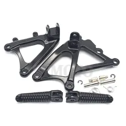 Motorcycle Front Rider Footrest Foot pegs Bracket Set For Yamaha YZF R1 YZF-R1 2009 2010 2011 2012 2013 2014