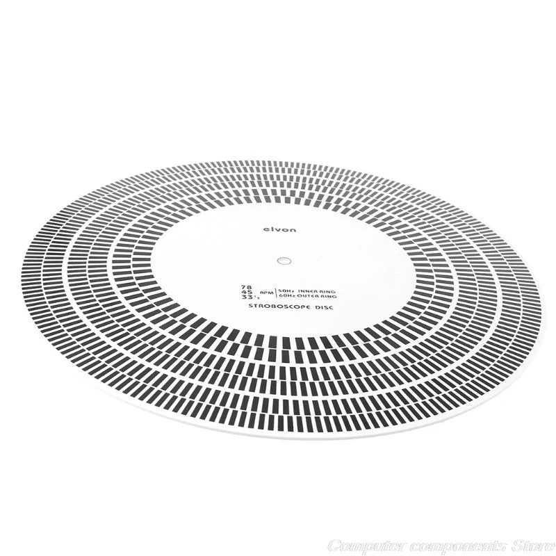 Vinyl Record Turntable Phono Tachometer Calibration Disc Stroboscope Mat 33 45 78 F19 21 Dropshipping