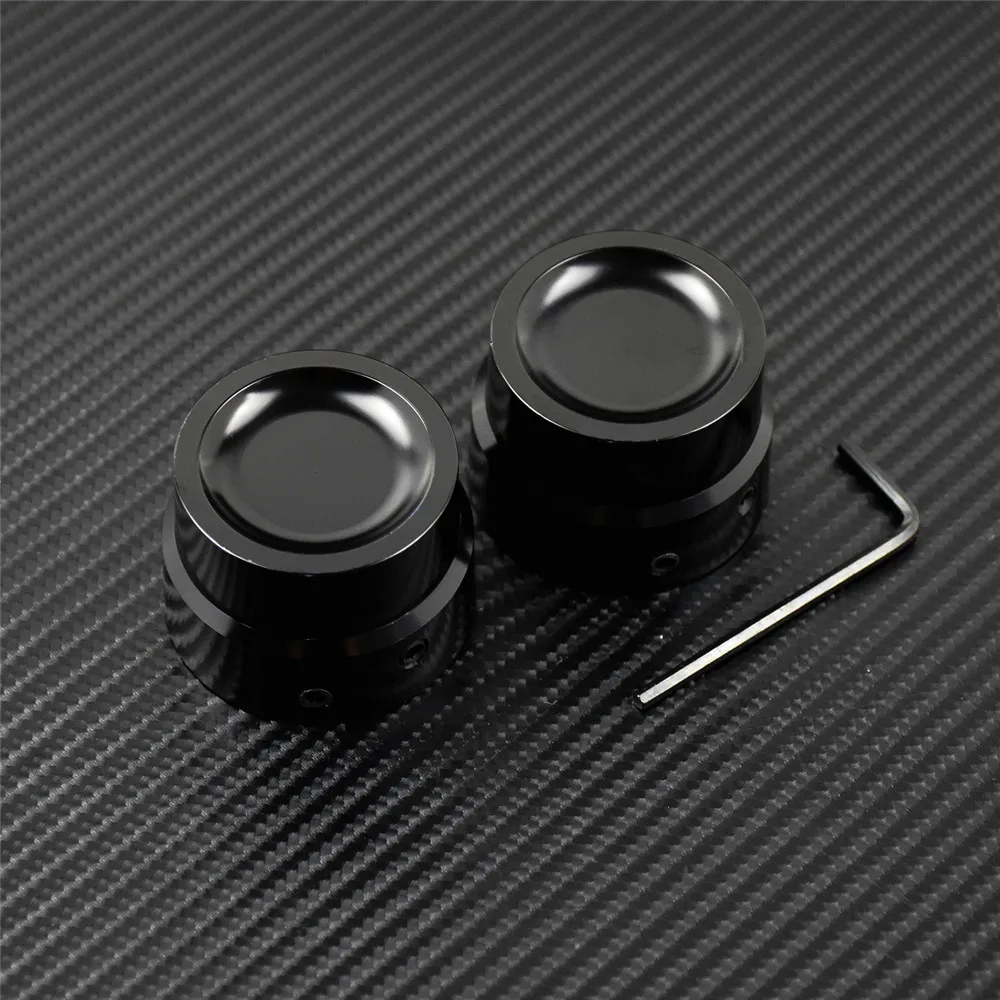 Motorcycle 29mm Front Axle Nut Cover Cap Bolt For Harley Sportster XL883 1200 Touring Wide Glide Dyna Fat Bob Softail Dyna VRSC