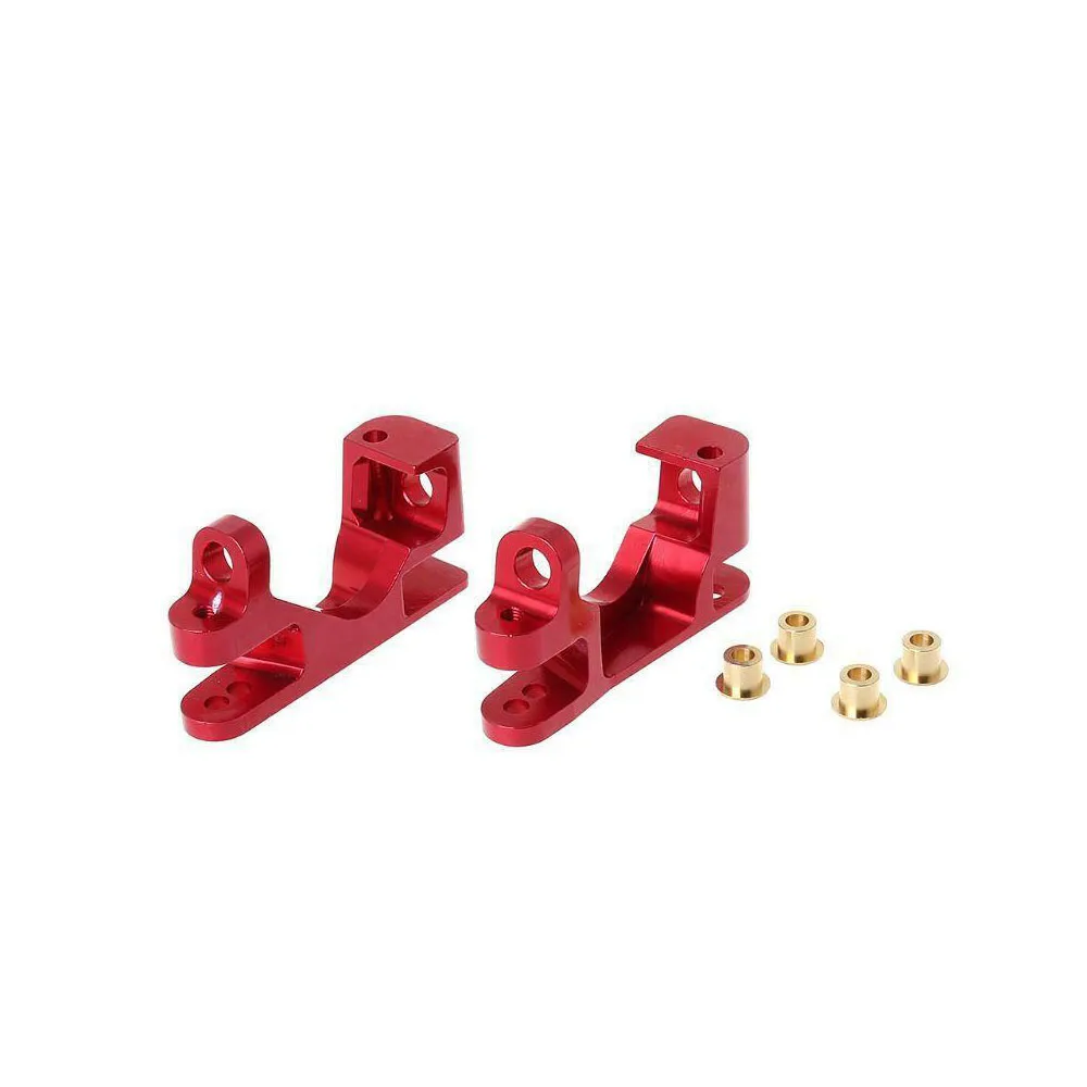 2pcs Front Hub Carrier(L/R)(Al.)) C Type Seat with Pan Head Short Bushing for 1/10 Traxxas Slash