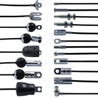 10 piezas de accesorios de alambre de acero, componentes de puerto de interfaz de Cable de cuerda de alambre de 5mm,6mm, equipo de Fitness, piezas de junta de puerto de Cable de cadena