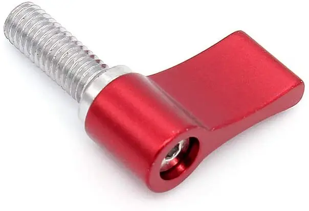 Śruba regulowana ze stopu aluminium M4 M5 M6 z pojedynczą nakrętka motylkowa śruby do Gopro/Xiaoyi/lustrzanka cyfrowa zacisk pręta futerał na aparat