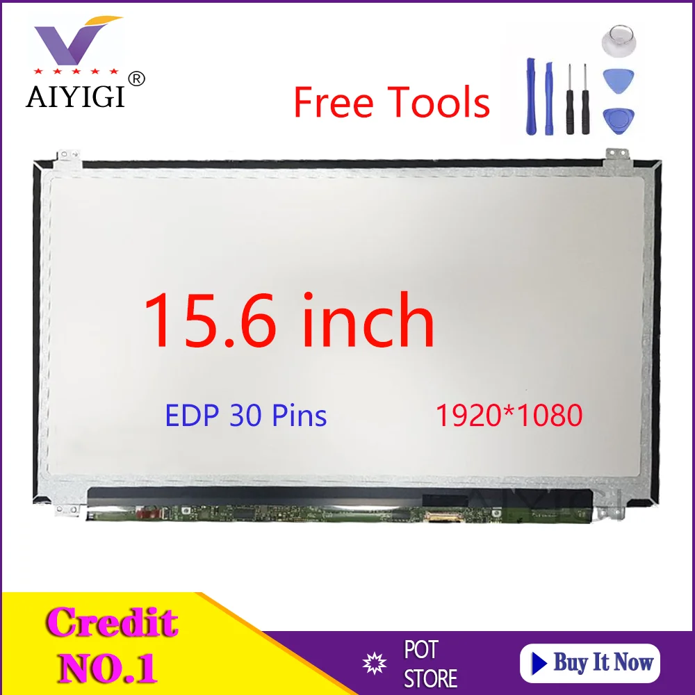 

15.6 Inch Laptop LED LCD Screen For Acer 3 Aspire A315-21 Series N17Q3 Display EDP 30 Pin FHD 1920*1080 Replacement