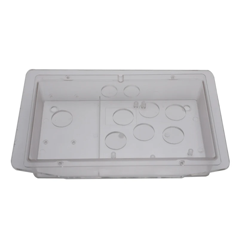 RAC-K500T Clear Transparent Acrylic Panel Flat Case 24/30mm DIY Button Hole Arcade Joystick Kits