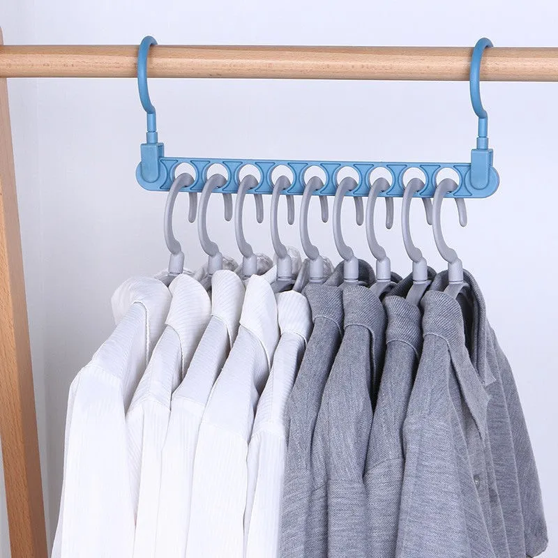 Magic Multi-port Support hangers for Clothes Drying Rack Multifunction Plastic Clothes Multifunction Tie Scarfs Belt Hanger