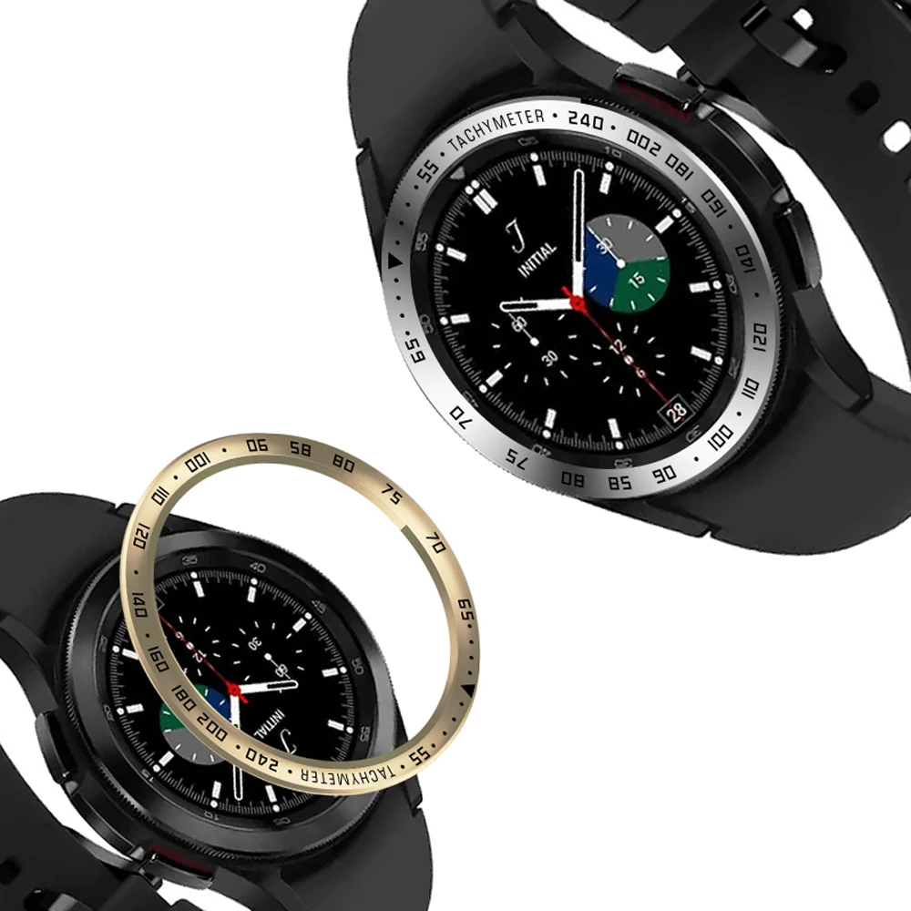 Для Samsung galaxy watch 4 Classic 46 мм Безель кольцо Стайлинг рамка чехол Защита из нержавеющей стали Безель