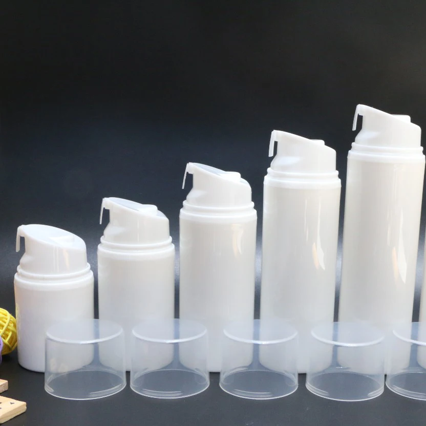 

30ml 50ml 80ml 100ml 120ml 150ml clear cap PP airless bottle vacuum pump bottle lotion bottle used for Cosmetic Containe