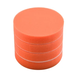 4Pcs 125mm 5Inch Polishing Buffing Pad Flat Sponge Polisher Buffer Pads For Car Accessories Polisher Beauty Waxing Polishing Pad