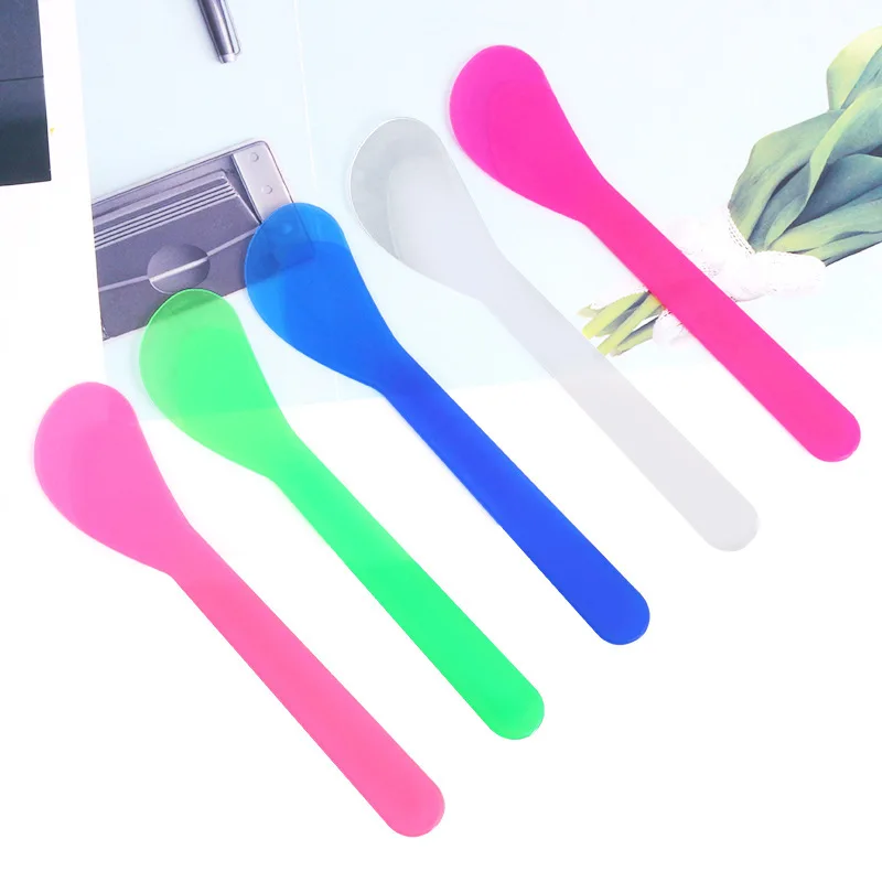 5PCS DIY Face Mask Spoon Mask Mixing Stick Cosmetic Spatula Scoop Makeup Sticks Mud for Mask Mixing Cosmetic Tool