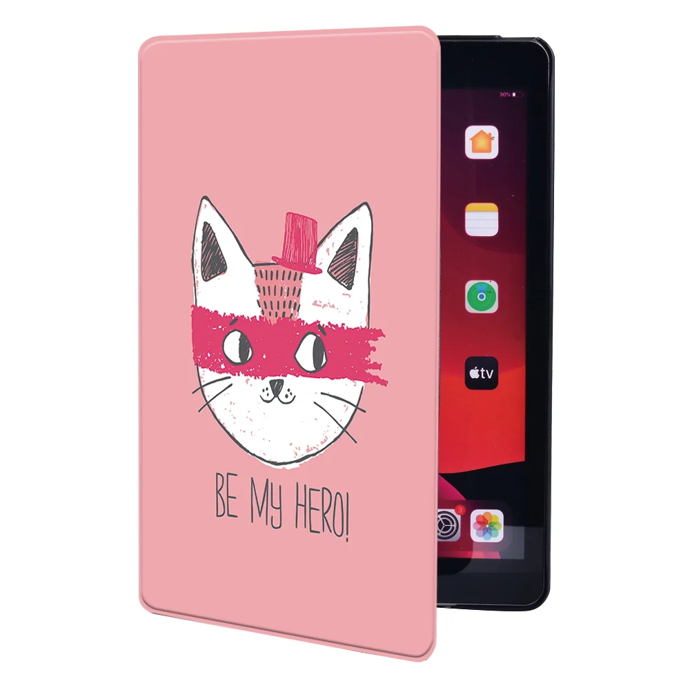 Tablet Case for IPad 10.2 inch 9th Generation 2021 Fold Stand Cover for Apple ipad 9 10.2 Cute Cartoon Pattern Protective Case