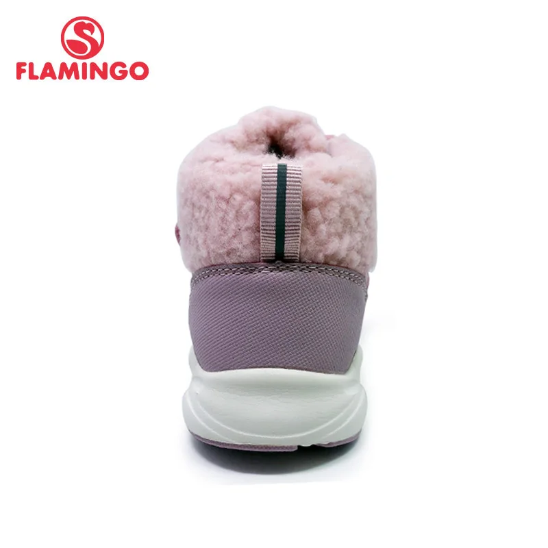 FLAMINGO Autumn Felt High Quality PINK Kids Boots Size 27-32 Anti-slip Shose for Girl Free Shipping 202B-F13-2005