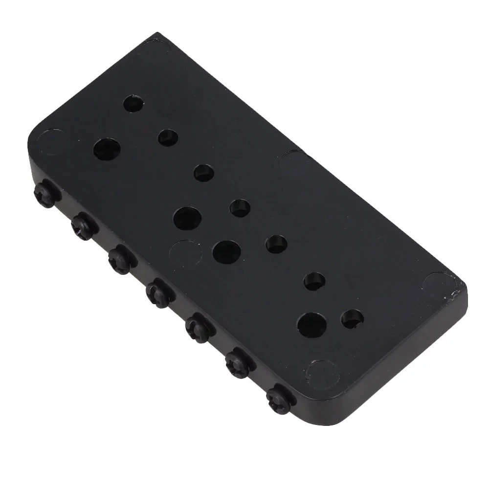 Black/Gold/Silver 7 String Bridge for Electric Guitar with Screws Wrench