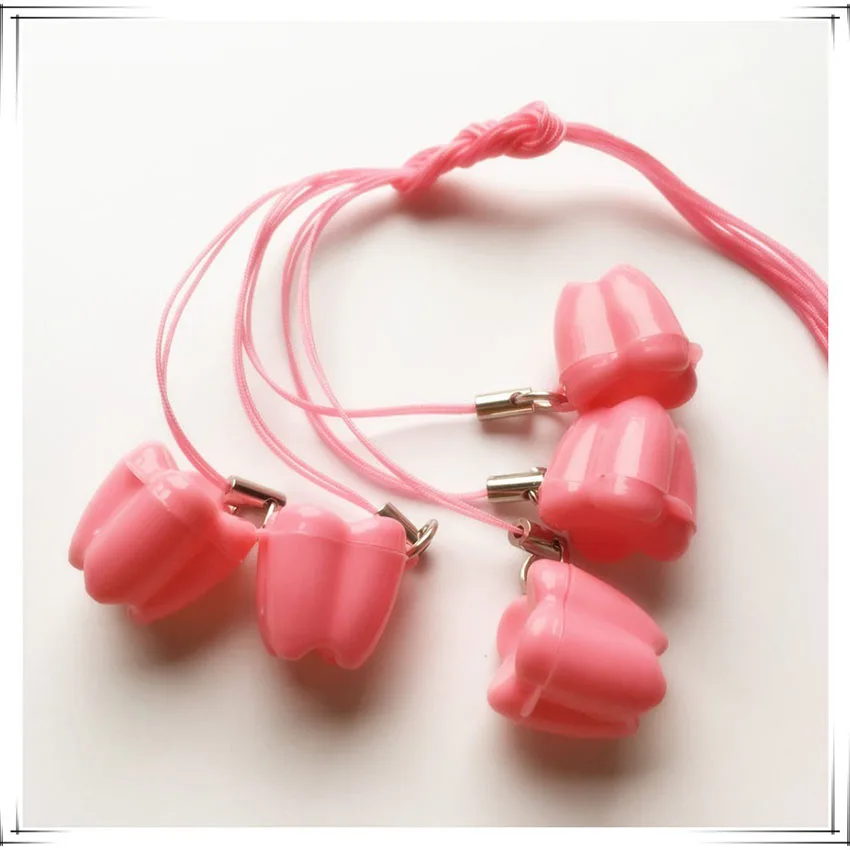 Caja colorida para dientes de leche de bebé, accesorios para dentaduras postizas, organizador de dientes de leche para niños, regalos, 10 unids/set/Set