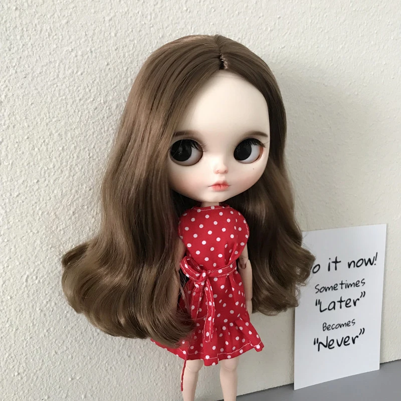 Fashion Blyth Polka Dot Dress Skirt for Blythe Dolls Outfits Clothes Accessories for Licca Azone 1/6 12‘’ Doll