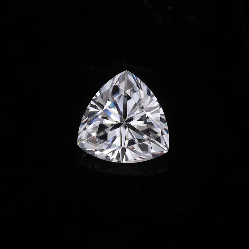 Wholesale Price 3x3~10x10mm D Color VVS1 Trillion Brilliant Cut Loose Moissanite Stone With GRA Certificate