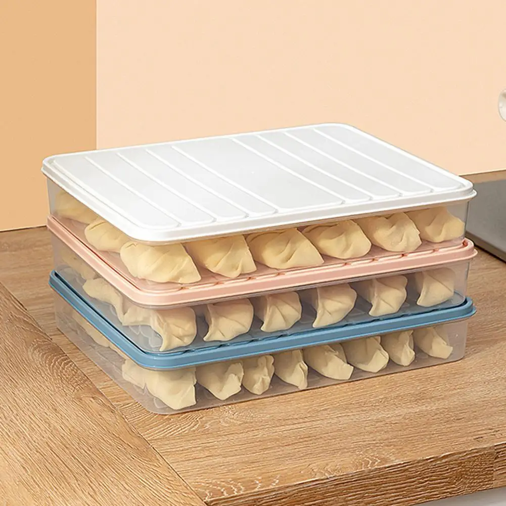 Stackable Food Storage Box Cold Resistant PP Vacuum Preservation Refrigerator Organizer for Home Picnic Fruit Food Storage Box