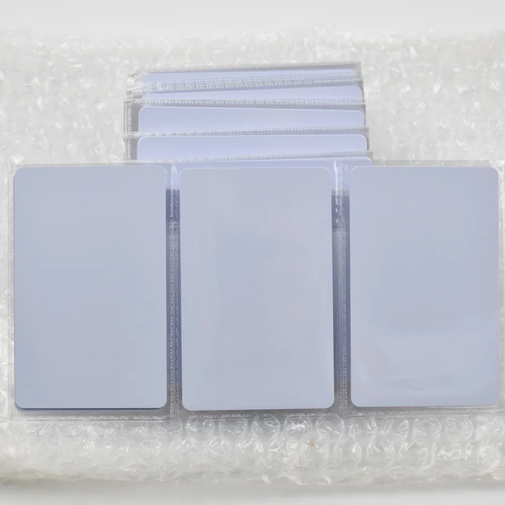 1000pcs/lot Waterproof nfc 1k S50 thin pvc proximity card RFID 13.56MHz ISO14443A Smart IC Card