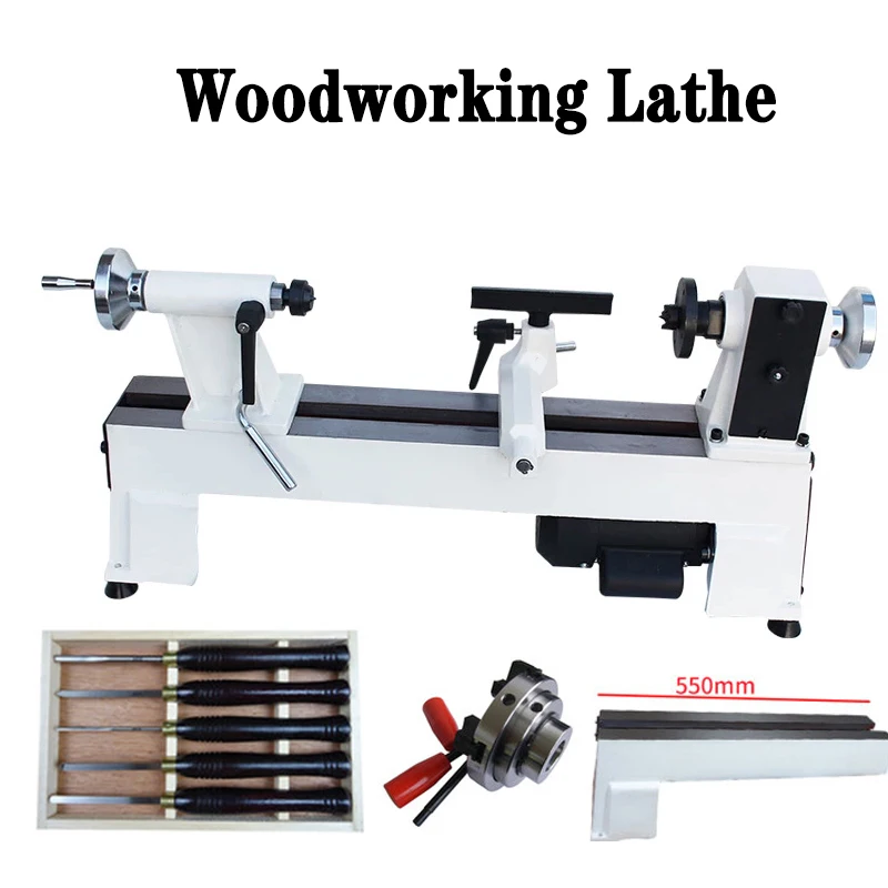 Woodworking Lathe Small Household Multifunctional Miniature Lathe Wood Spinning Machine Beads Processing Lathe Mini Lathe
